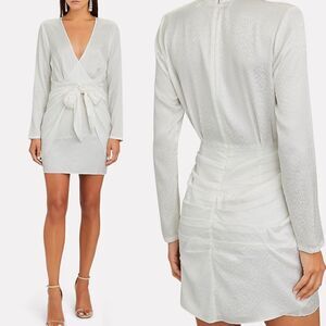 NWT Ronny kobo white wrap dress